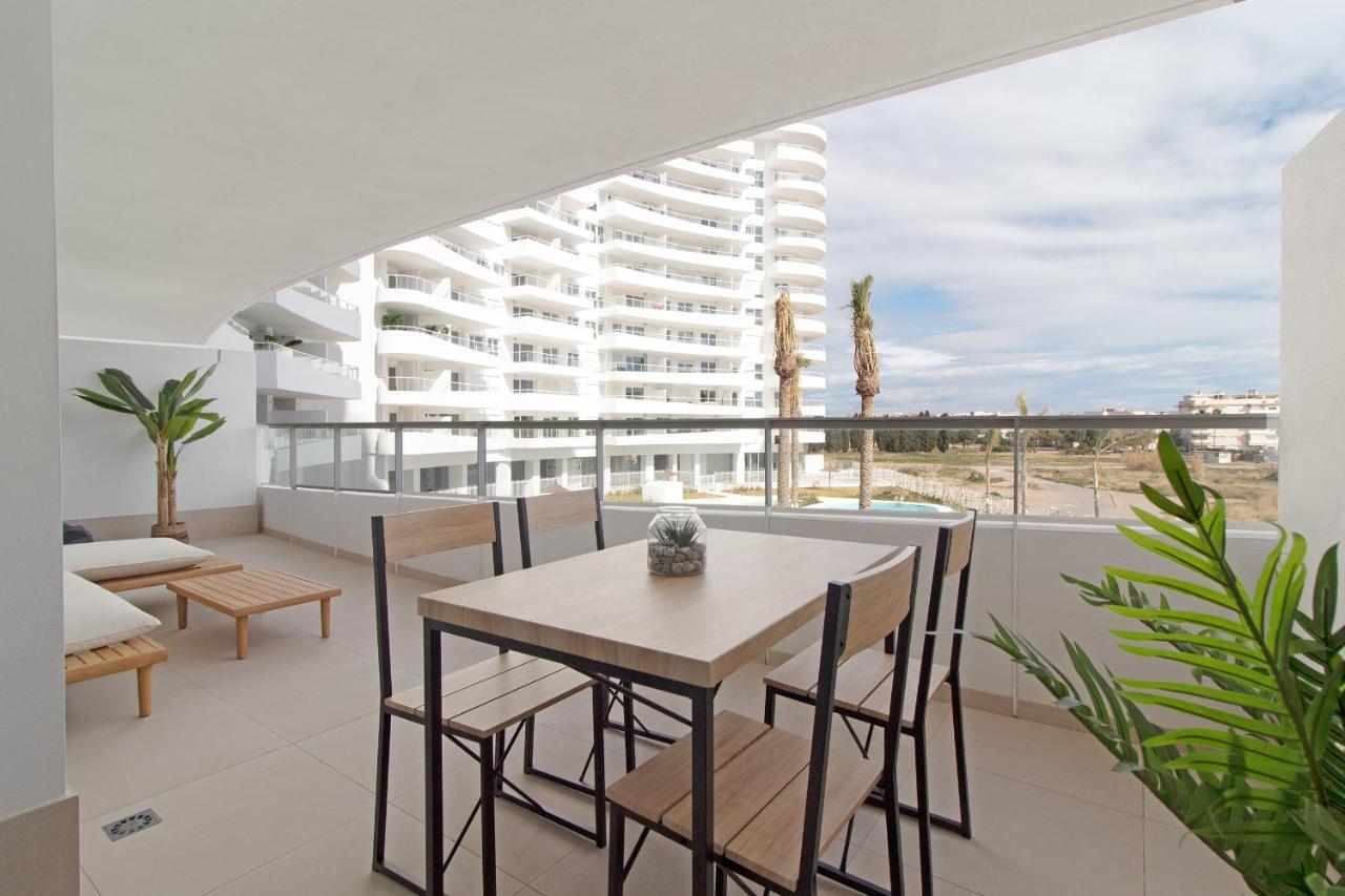 Global Properties, Apartamento Con Terraza Y Vistas A La Piscina En Gran Canet Canet d'En Berenguer Esterno foto